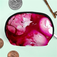 Peonie On Marbling Patterns Accessory Pouch (Medium)