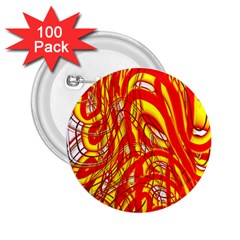 Fire On The Sun 2 25  Buttons (100 Pack)  by ScottFreeArt