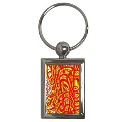 Fire On The Sun Key Chain (rectangle) by ScottFreeArt