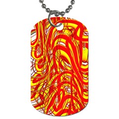 Fire On The Sun Dog Tag (two Sides) by ScottFreeArt