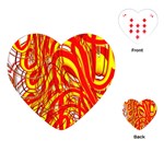 Fire On The Sun Playing Cards Single Design (Heart) Front