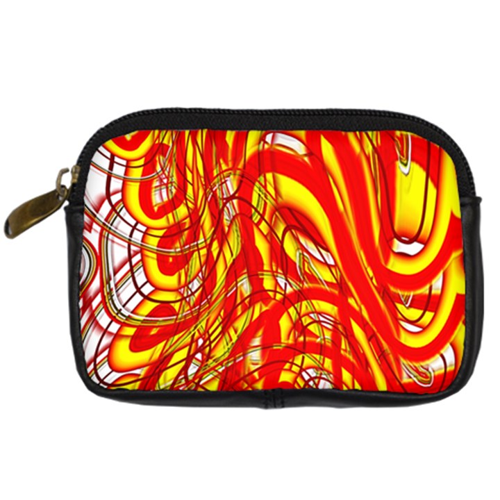 Fire On The Sun Digital Camera Leather Case