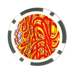 Fire On The Sun Poker Chip Card Guard (10 Pack) by ScottFreeArt