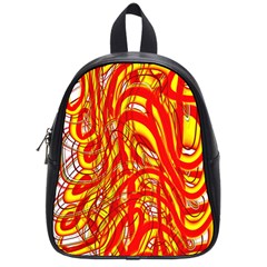 Fire On The Sun School Bag (small) by ScottFreeArt