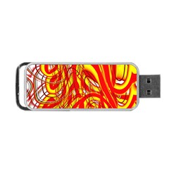 Fire On The Sun Portable Usb Flash (one Side) by ScottFreeArt