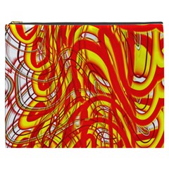 Fire On The Sun Cosmetic Bag (xxxl) by ScottFreeArt