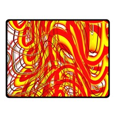 Fire On The Sun Double Sided Fleece Blanket (small) 