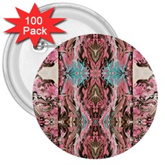 Paola De Giovanni- Marbling Art Viii 3  Buttons (100 Pack) 