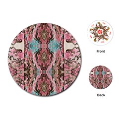 Paola De Giovanni- Marbling Art Viii Playing Cards Single Design (round)