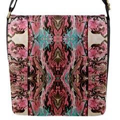 Paola De Giovanni- Marbling Art Viii Flap Closure Messenger Bag (s)