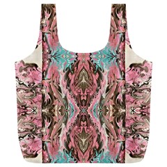 Paola De Giovanni- Marbling Art Viii Full Print Recycle Bag (xl) by kaleidomarblingart