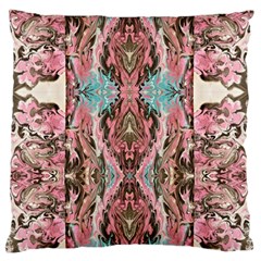 Paola De Giovanni- Marbling Art Viii Standard Flano Cushion Case (one Side) by kaleidomarblingart