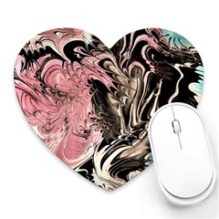 Paola De Giovanni-dragons Fire Iii Heart Mousepads