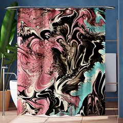 Paola De Giovanni-dragons Fire Iii Shower Curtain 60  X 72  (medium) 