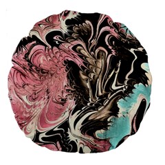 Paola De Giovanni-dragons Fire Iii Large 18  Premium Round Cushions