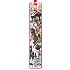 Paola De Giovanni-dragons Fire Iii Large Book Marks by kaleidomarblingart