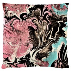 Paola De Giovanni-dragons Fire Iii Standard Flano Cushion Case (one Side) by kaleidomarblingart