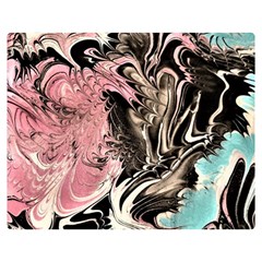 Paola De Giovanni-dragons Fire Iii Double Sided Flano Blanket (medium) 