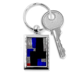 Abstract Tiles  Key Chain (rectangle) by essentialimage