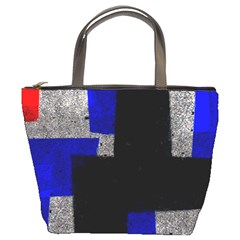 Abstract Tiles  Bucket Bag by essentialimage