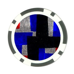 Abstract Tiles  Poker Chip Card Guard (10 Pack) by essentialimage