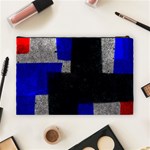 Abstract Tiles  Cosmetic Bag (Large) Back