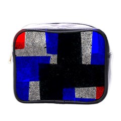 Abstract Tiles  Mini Toiletries Bag (one Side) by essentialimage