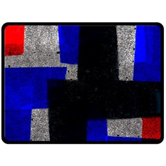 Abstract Tiles  Fleece Blanket (large)  by essentialimage