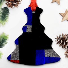 Abstract Tiles  Christmas Tree Ornament (two Sides) by essentialimage