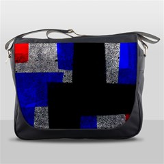 Abstract Tiles  Messenger Bag by essentialimage