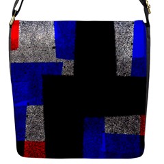 Abstract Tiles  Flap Closure Messenger Bag (s) by essentialimage