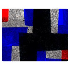 Abstract Tiles  Double Sided Flano Blanket (medium)  by essentialimage