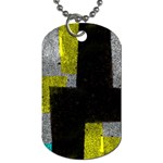 Abstract Tiles Dog Tag (Two Sides) Front