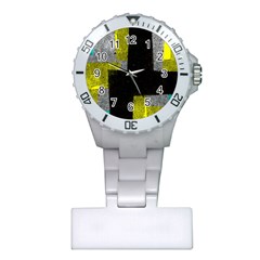 Abstract Tiles Plastic Nurses Watch