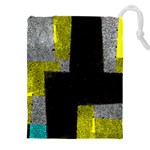 Abstract Tiles Drawstring Pouch (4XL) Front