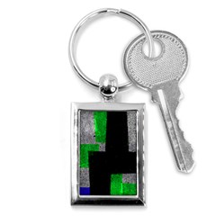 Abstract Tiles Key Chain (rectangle) by essentialimage