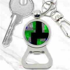 Abstract Tiles Bottle Opener Key Chain by essentialimage