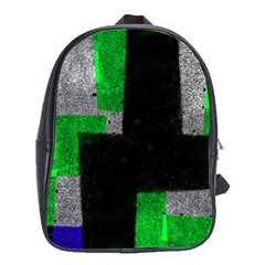 Abstract Tiles School Bag (large) by essentialimage