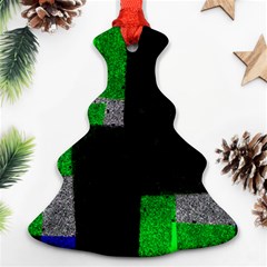 Abstract Tiles Christmas Tree Ornament (two Sides) by essentialimage