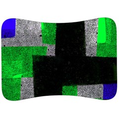 Abstract Tiles Velour Seat Head Rest Cushion by essentialimage