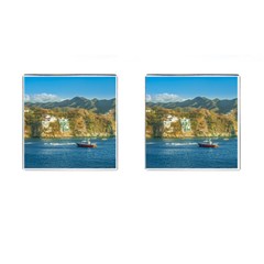 Taganga Bay Landscape, Colombia Cufflinks (square)