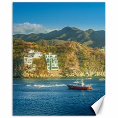 Taganga Bay Landscape, Colombia Canvas 16  X 20  by dflcprintsclothing