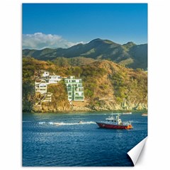 Taganga Bay Landscape, Colombia Canvas 18  X 24  by dflcprintsclothing