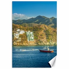 Taganga Bay Landscape, Colombia Canvas 24  X 36  by dflcprintsclothing