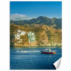 Taganga Bay Landscape, Colombia Canvas 36  X 48  by dflcprintsclothing