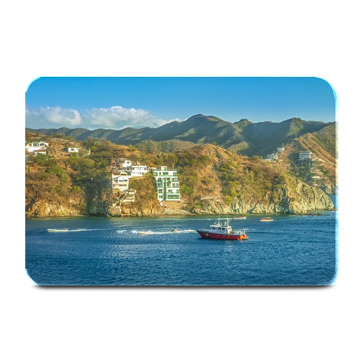 Taganga Bay Landscape, Colombia Plate Mats