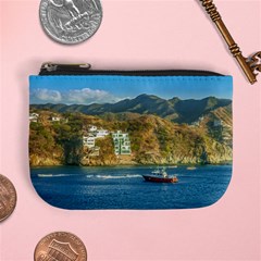 Taganga Bay Landscape, Colombia Mini Coin Purse by dflcprintsclothing