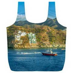 Taganga Bay Landscape, Colombia Full Print Recycle Bag (xxxl) by dflcprintsclothing