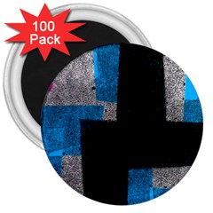 Abstract Tiles 3  Magnets (100 Pack) by essentialimage