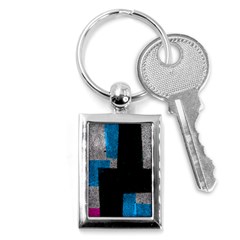 Abstract Tiles Key Chain (rectangle) by essentialimage